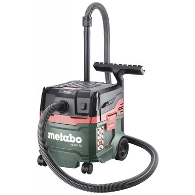 Metabo AS 20 L PC 602083000 Nedves-/száraz porszívó 1 részes készlet 1200 W 20 l L minőséítésű porszívó osztály