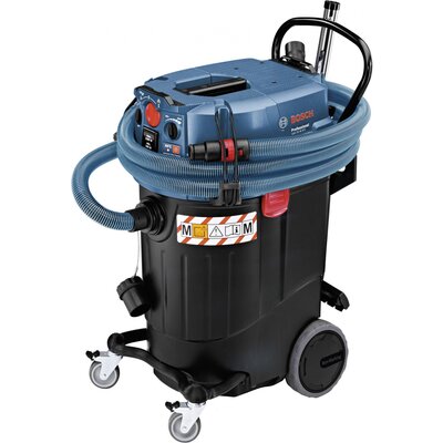 Bosch Professional Bosch 06019C3300 Nedves-/száraz porszívó 1380 W 55 l Automatikus szűrő tisztítás, M minősítésű porszívó osztály