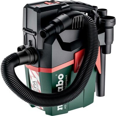 Metabo AS 18 HEPA PC COMPACT 602029850 Nedves-/száraz porszívó 6 l Akku nélkül