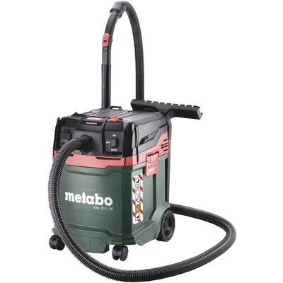 Metabo ASA 30 L PC 602086000 Nedves-/száraz porszívó 1 részes készlet 1200 W 30 l L minőséítésű porszívó osztály, antisztatikus