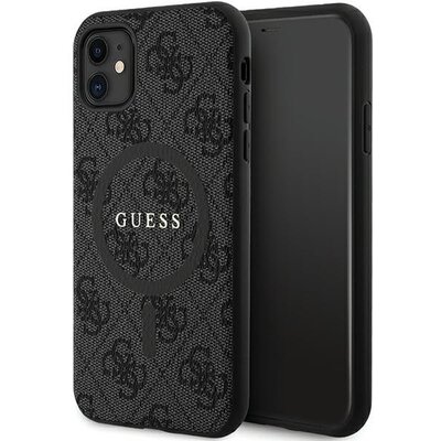 Eredeti tok GUESS GUHMN61G4GFRK for iPhone 11 (Compatible with Magsafe / 4G Ring classic logo / black)