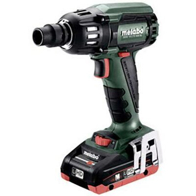 Metabo SSW 18 LTX 400 BL 602205800 Akkus ütvecsavarozó 18 V Vele szállított akkuk száma 2 4 Ah LiHD