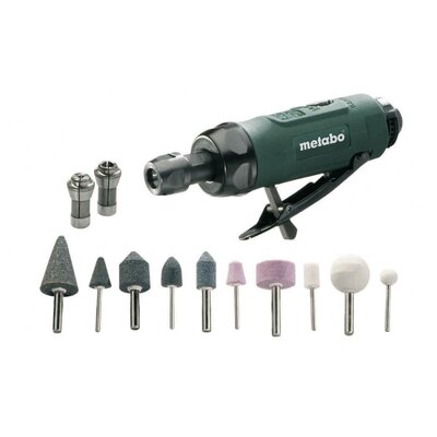 Metabo DG 25 Set Sűrített levegős egyenes csiszoló 1/4 (6,3 mm) 6.2 bar Hordtáskával