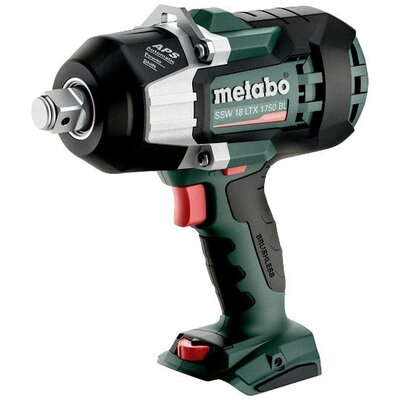 Metabo SSW 18 LTX 1750 BL 602402840 Akkus ütvecsavarozó 18 V Vele szállított akkuk száma kefe nélkül, Hordtáskával, akku nélkül, töltő nélkül