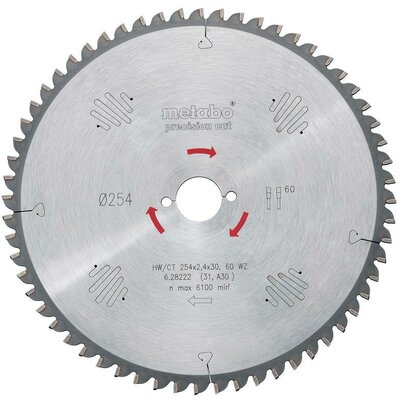 Metabo 628030000 Körfűrészlap 160 mm 1 db