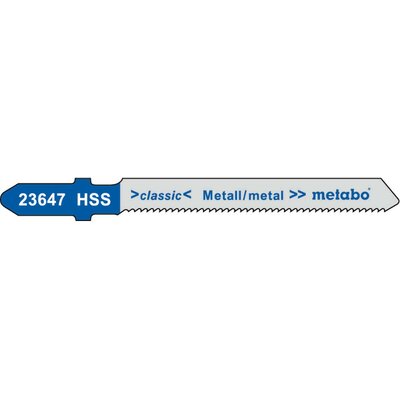 Metabo 623647000 Metabo 5 szúrófűrészlapok, fém 51 5 db