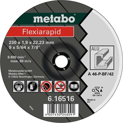 Metabo 616513000 Vágótárcsa, egyenes 25 db