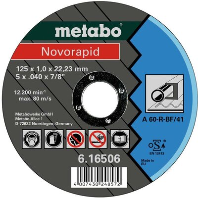 Metabo 616506000 Vágótárcsa, egyenes 25 db