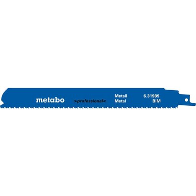 Metabo 631989000 Metabo 5 szablyafűrészlapok, fém 225 5 db