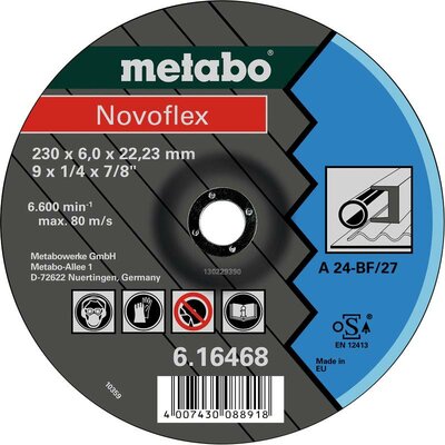 Metabo 616464000 Nagyolótárcsa, hajlított Furat átmérő 22.23 mm 25 db