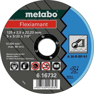 Metabo 616732000 Vágótárcsa, egyenes 25 db