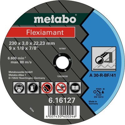 Metabo 616727000 Vágótárcsa, hajlított 25 db