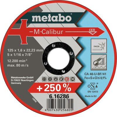 Metabo 616285000 Vágótárcsa, egyenes 25 db