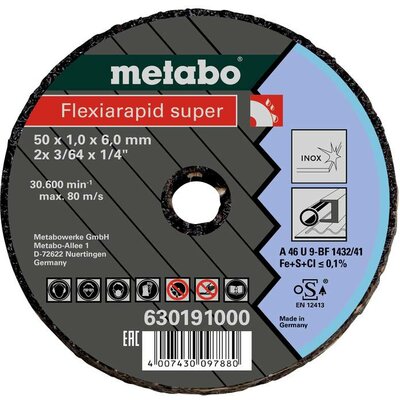 Metabo 630191000 Vágótárcsa, hajlított 50 db