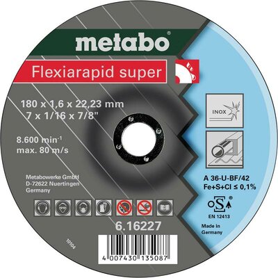 Metabo 616227000 Vágótárcsa, hajlított 25 db