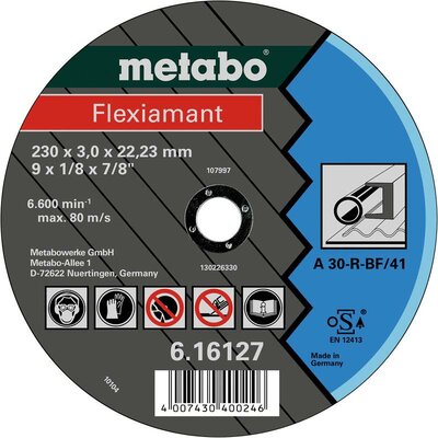 Metabo 616310000 Vágótárcsa, hajlított 25 db