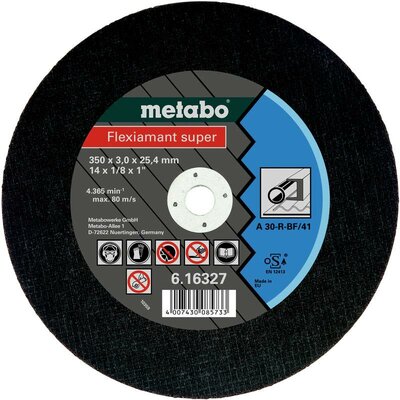 Metabo 616328000 Vágótárcsa, egyenes 10 db