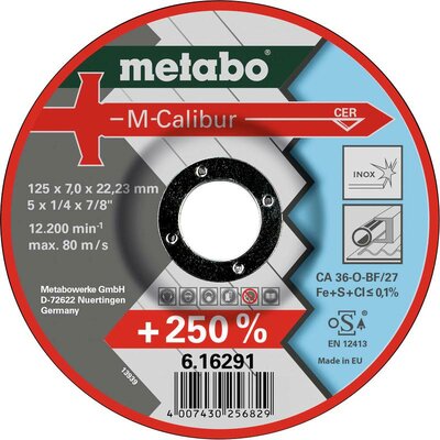 Metabo 616292000 Nagyolótárcsa, hajlított Furat átmérő 22.23 mm 10 db