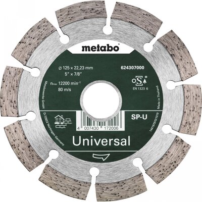 Metabo 624298000 Gyémánt bevonatú vágótárcsa Ø 230 mm Furat átmérő 22.23 mm Beton 1 db