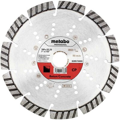 Metabo 628573000 Gyémánt bevonatú vágótárcsa Ø 180 mm Furat átmérő 22.23 mm 1 db