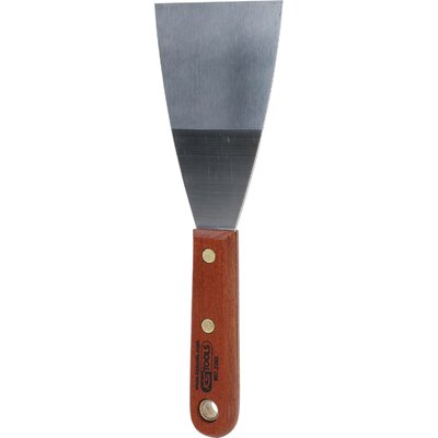 KS Tools 907.2265 ROZSDAMENTES ACÉL spatula, 75mm, fa nyéllel