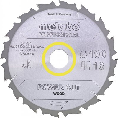 Metabo MULTI CUT PROFESSIONAL 628292000 Körfűrészlap 165 x 20 x 1.4 mm Fogak száma (collonként): 54 1 db