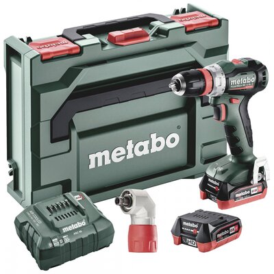 Metabo PowerMaxx BS 12 BL Q Pro 601045920 Akkus fúrócsavarozó 12 V 4 Ah Lítiumion 2. akkuval, Töltővel, kefe nélkül