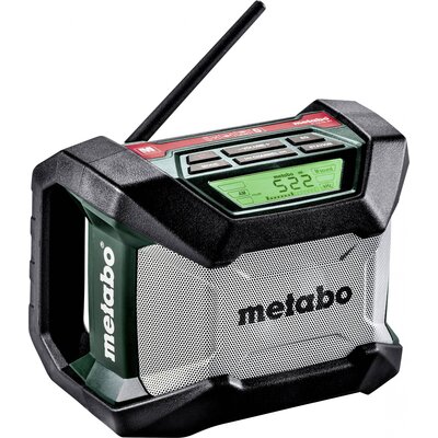 Metabo R 12-18 BT Építkezési rádió URH Bluetooth® Fekete, Zöld, Szürke