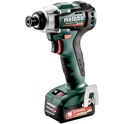 Metabo PowerMaxx SSD 12 BL 601115500 Akkus ütvecsavarozó 12 V Vele szállított akkuk száma 2 2 Ah Lítiumion