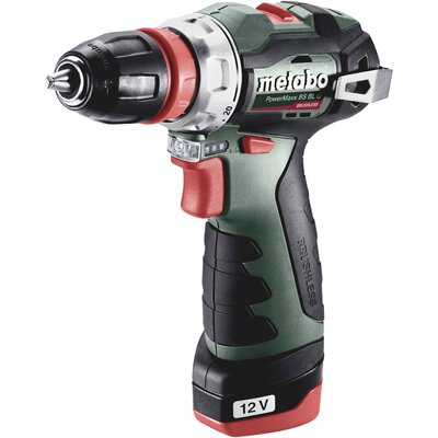 Metabo PowerMaxx BS BL Q 601749500 Akkus fúrócsavarozó 12 V 2 Ah Lítiumion 2. akkuval