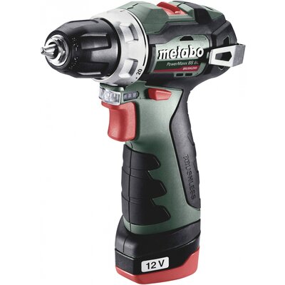 Metabo PowerMaxx BS BL 601721500 Akkus fúrócsavarozó 12 V 2 Ah Lítiumion 2. akkuval