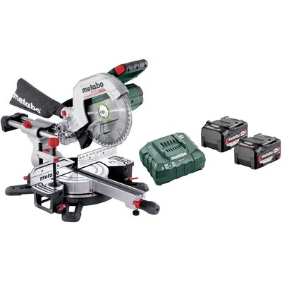 Metabo 614254920 Akkus fűrész akkuval, Töltővel 254 mm 30 mm