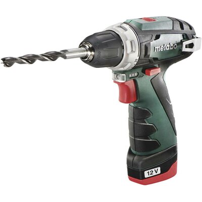 Metabo PowerMaxx BS Basic 600984000 Akkus fúrócsavarozó 12 V 2.0 Ah Lítiumion 2. akkuval, Töltővel