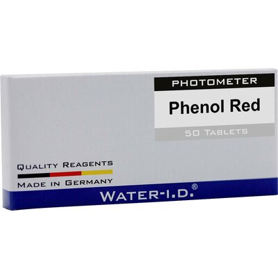 Water ID 50 Tabletten Phenol Rot für PoolLAB Tabletták