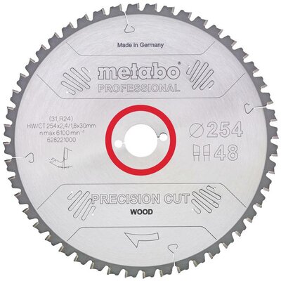 Metabo 628227000 Körfűrészlap 305 mm Fogak száma (collonként): 48 1 db