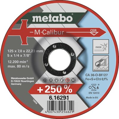 Metabo 624277000 F-ZK Lamellás csiszolókorong Ø 125 mm Furat átmérő 22.23 mm 10 db