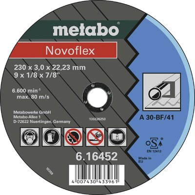 Metabo Novoflex 616452000 Vágótárcsa, egyenes 230 mm 25 db Fém