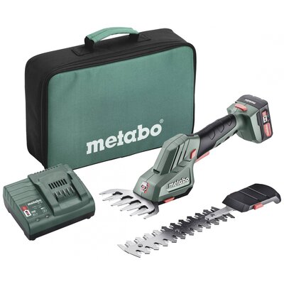 Metabo PowerMaxx SGS 12 Q Fűnyíró, Bokorvágó Akku Akkuval, Töltővel 12 V Lítiumion