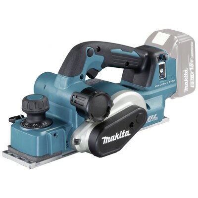 Makita Akkus gyalu akku nélkül Gyaluszélesség: 82 mm 18 V Hajtási mélység (max.): 3 mm