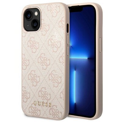 Eredeti tok GUESS GUHCP14SG4GFPI for iPhone 14 (4G Gold Logo / pink)