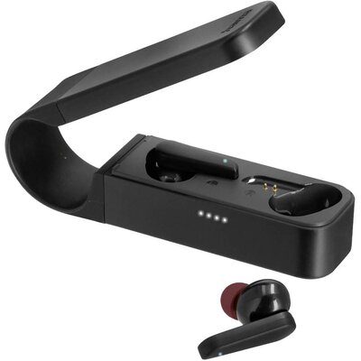 Hama HiFi In Ear headset Bluetooth® Stereo Fekete Elemtöltés kijelzés, Headset, Töltőtok, Érintéses vezérlés