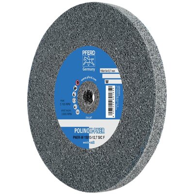 PFERD 47802723 POLINOX préselt gyapjú kerék PNER Ø 150x13 mm furat Ø12,7 mm puha SIC finom kivitelhez 150 mm 5 db