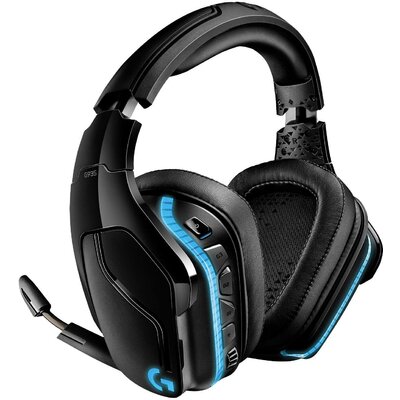 Logitech Gaming G935 Gamer Over Ear headset Vezetékes 7.1 Surround Fekete, RGB mikrofon zajelnyomás Hangerő szabályozás, Mikrofon némítás, Rezgés funkció