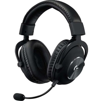 Logitech Gaming G Pro X Gamer Over Ear headset Vezetékes 7.1 Surround Fekete mikrofon zajelnyomás, Noise Cancelling Hangerő szabályozás, Mikrofon némítás