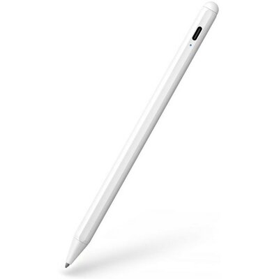 Univerzális toll, Apple iPad 2018 vagy újabb készülékhez, mágneses, Digital Stylus Stylus Pen, fehér