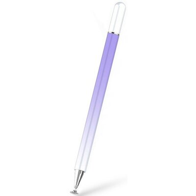 Univerzális toll, (bármilyen kapacitív kijelzőhöz), színátmenetes, Ombre Stylus Pen, lila/fehér