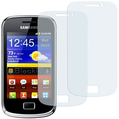 Samsung Galaxy Mini 2 S6500, Kijelzővédő fólia, Clear Prémium / Matt, ujjlenyomatmentes, 2 db / csomag, gyári