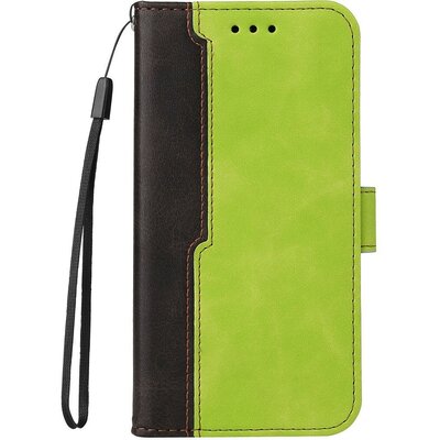 Huawei Honor Magic 4 Lite / X9 4G / X9 5G / X30, Oldalra nyíló tok, stand, kártyatartóval, kézpánttal, Wooze Colour Wallet, zöld