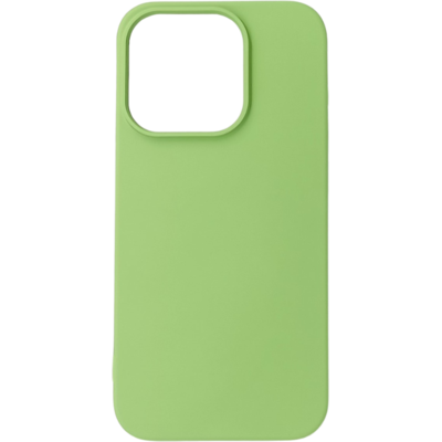 Premium szilikon tok, iPhone 15 Pro Max, Zöld