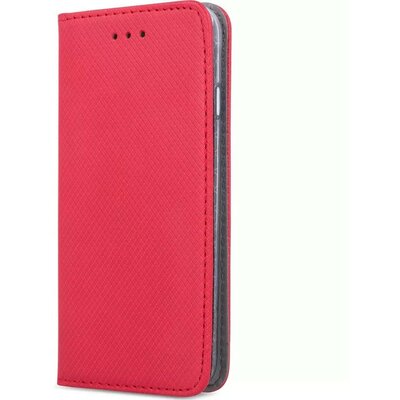 Samsung Galaxy S24 Ultra SM-S928, Oldalra nyíló tok, stand, Smart Magnet, piros